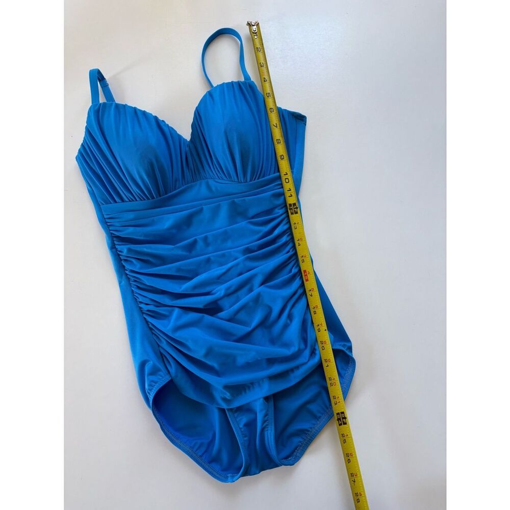MiracleSuit Vintage Blue Shaping One Piece Swimsuit - Picture 2 of 14